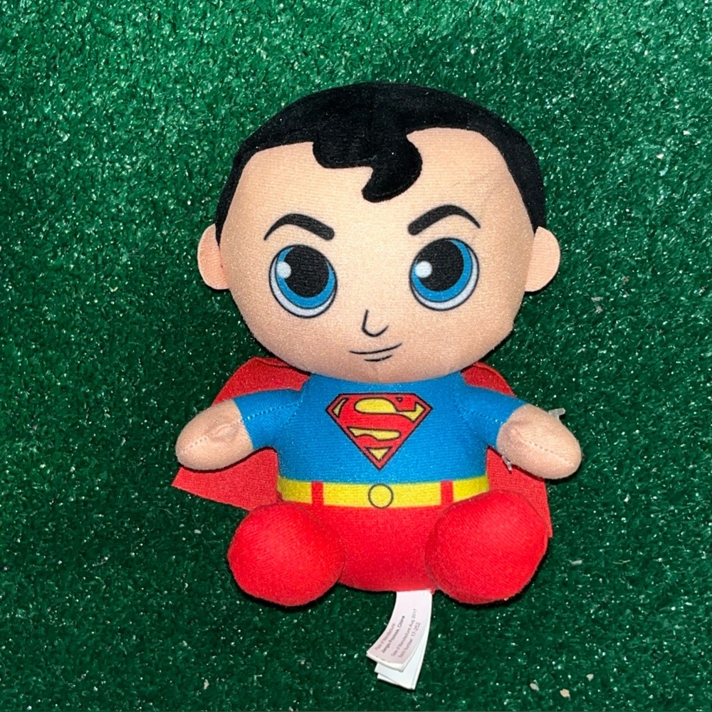 SUPERMAN Plush DC Comics Justice League Doll 7" Toy Factory Red Blue